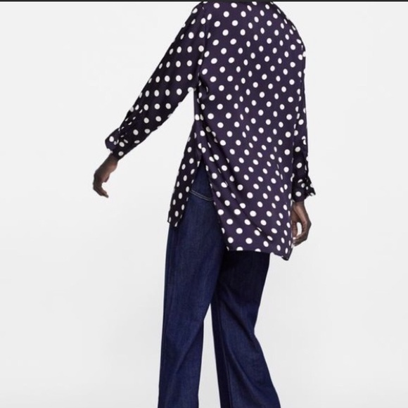 Zara Polka Dot Tunic - Picture 3 of 8
